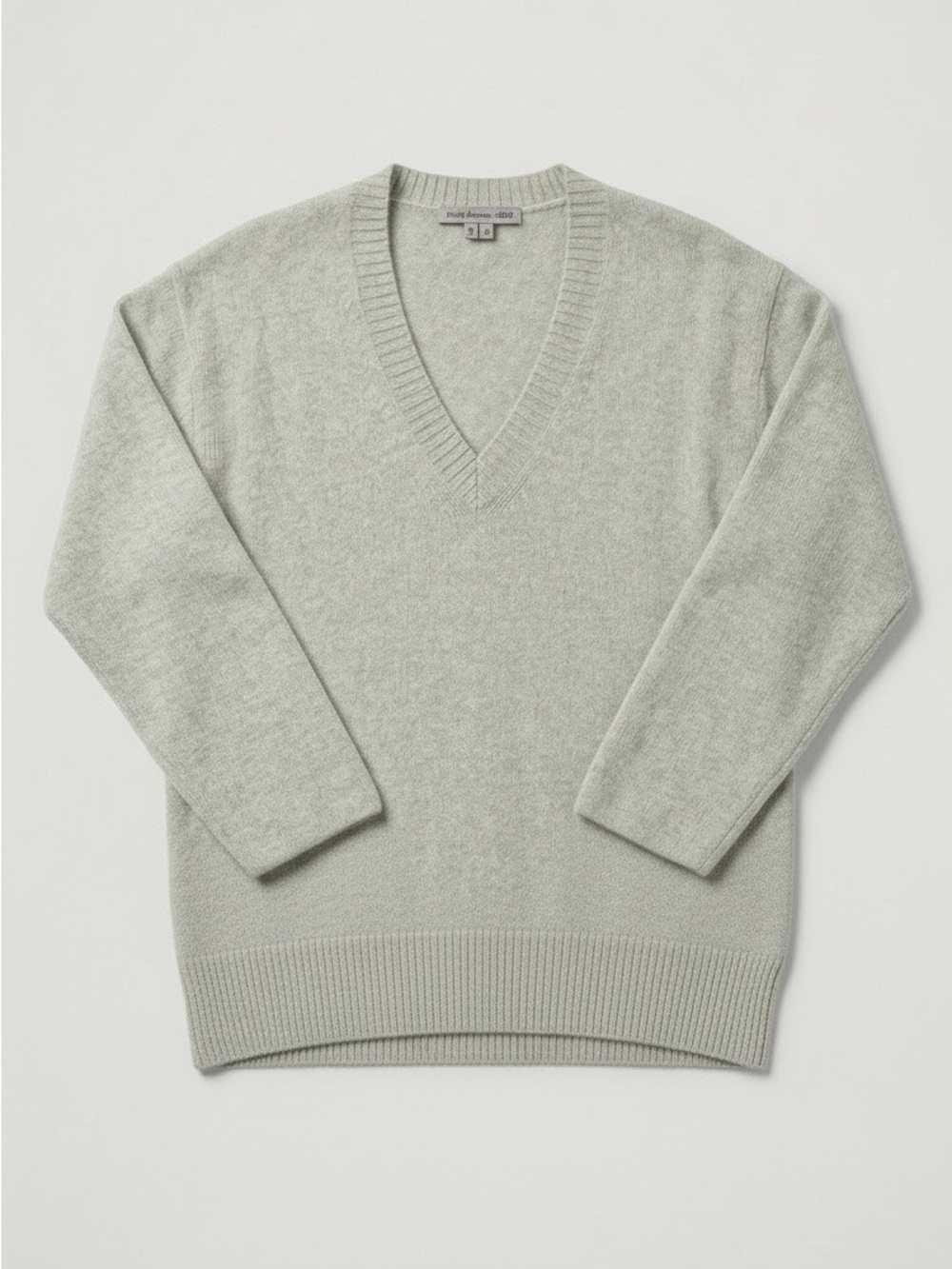 Women’s ROCKY BARNES x 360 V-Neck Cashmere Sweater - Light Sage